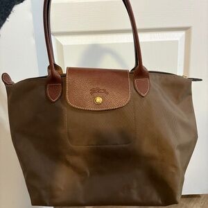 Longchamp hunter green Tote